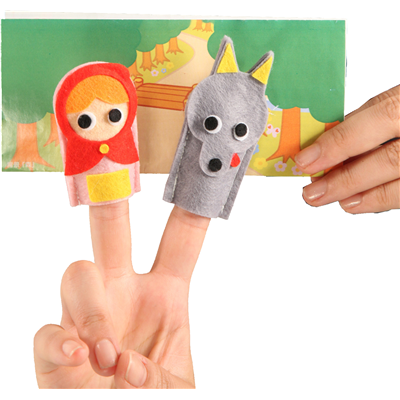 フェルト指人形(赤ずきんちゃん)｜業界最安値·要見積、販促品王国 販促