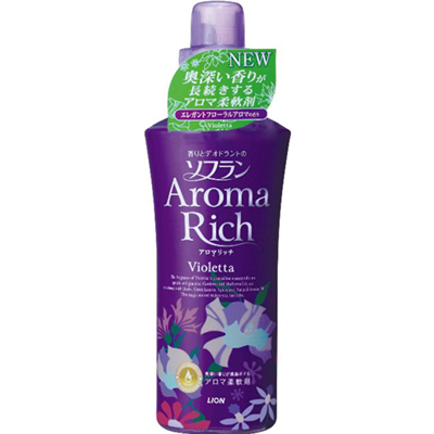 香りとデオドラントの ソフラン アロマリッチ ヴィオレッタ 620ml｜業界最安値·要見積、販促品王国 販促品やノベルティ、粗品、景品の卸売りサイト